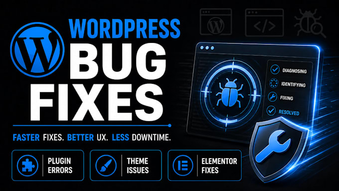 fix wordpress bugs, plugin errors and website issues