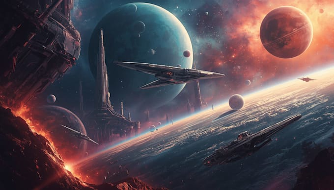sci fi illustration and sci fi art