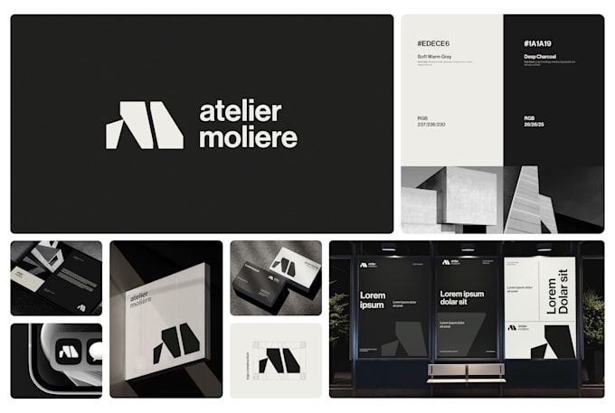 design brand logo, visual identity system, brand book and guidelines