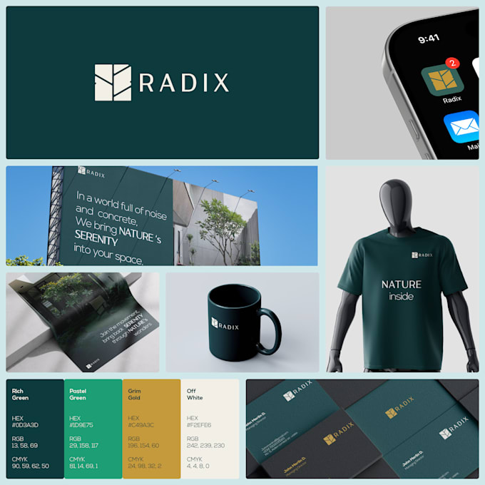 create minimalist identity for your brand