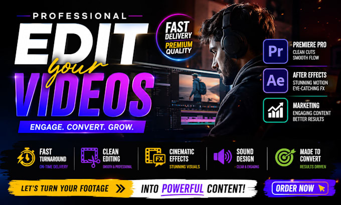 create engaging commercial videos