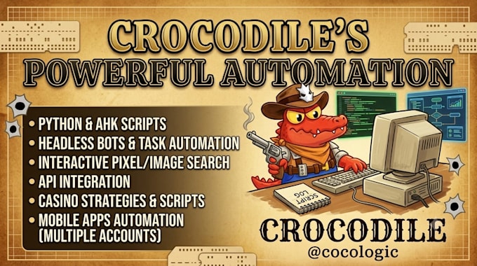 create automation scripts and bots using python or ahk