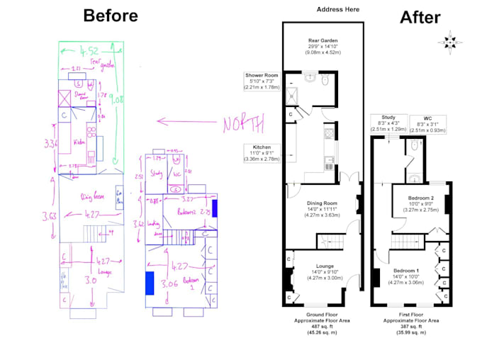 draw accurate 2d floor plan in autocad