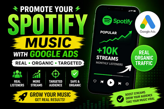 run spotify song promotion for organic listeners