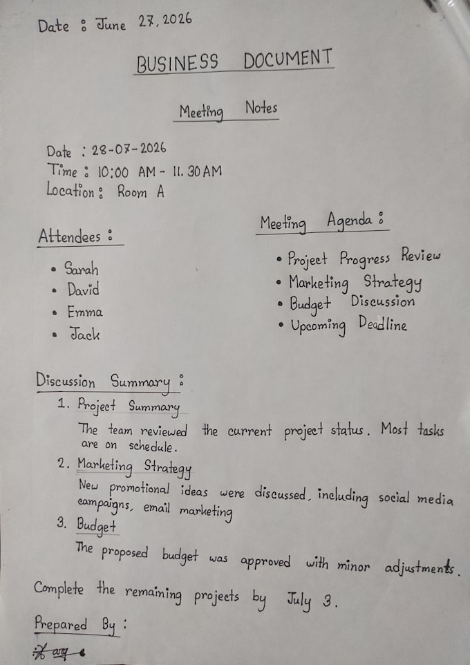 create custom handwritten assignments, notes and letters