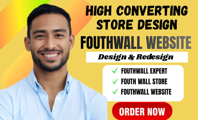 design fourth wall website setup fourthwall online ecommerce pod macrh store pro