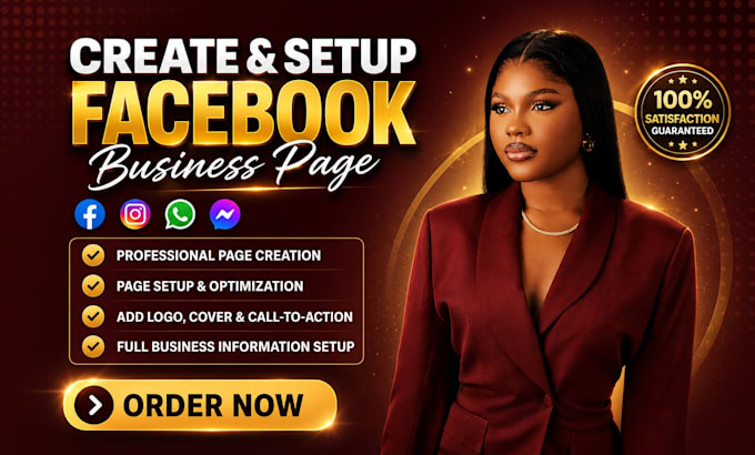 create and setup facebook business page