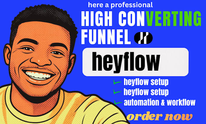 design high converting heyflow  funnel build responsive heyflow online ecommerce