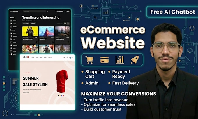 build a pos system with ecommerce website and admin panel