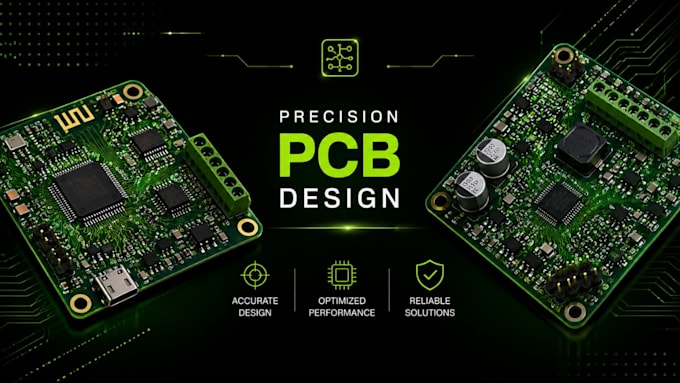 do custom pcb design, circuit schematic design, pcb layout and gerber files