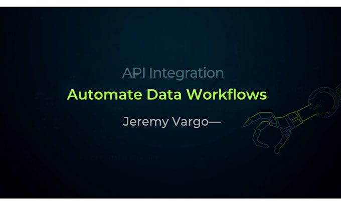 integrate apis and automate data workflows using python
