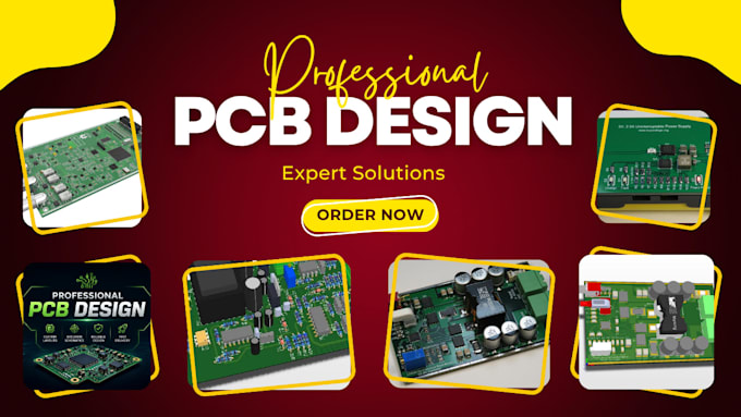 design pcb, redraw circuit schematics, 3d pcb design and multilayer boards