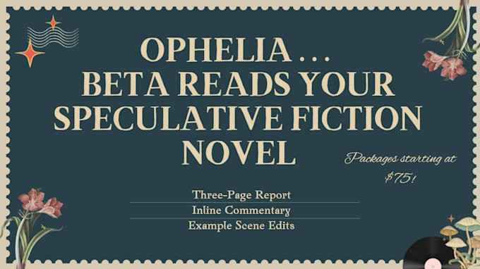 beta read your speculative fiction novel