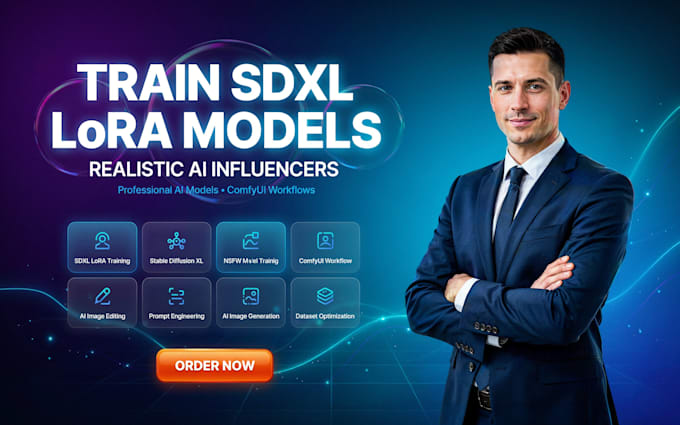 train sdxl lora nsfw model for realistic ai influencer comfyui workflow ai image