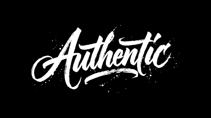 create a hand drawn signature logo with a drawing video
