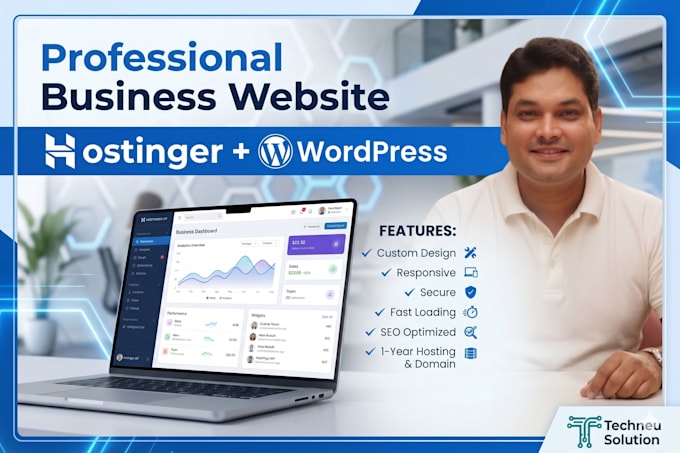 create a fast ai optimized wordpress website on hostinger