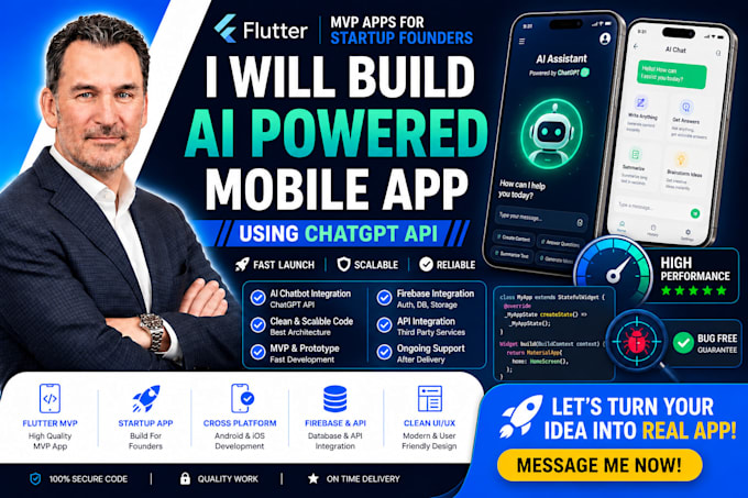 create an ai powered mobile app using chatgpt API