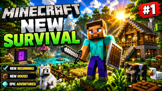minecraft gaming thumbnail 1