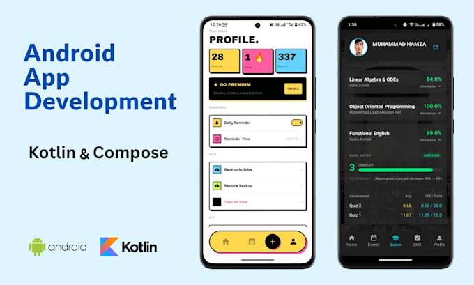 build a modern android app UI with kotlin and jetpack compose