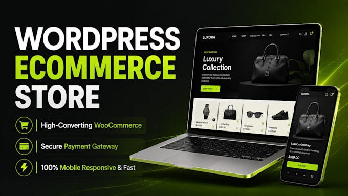 design a modern wordpress ecommerce store