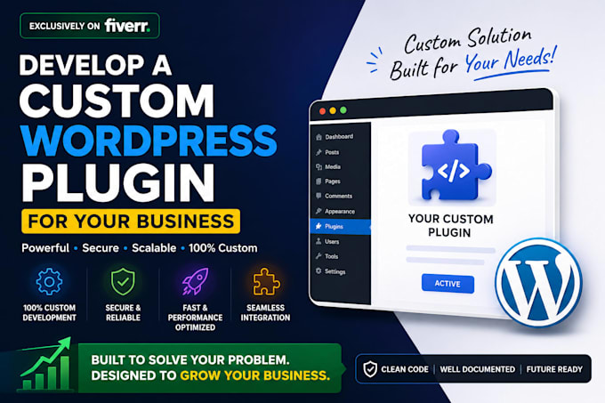 develop a custom wordpress plugin for your business