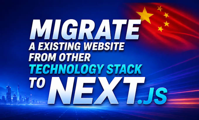 migrate an existing website to next js