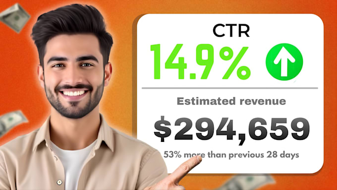 create eye catching youtube thumbnails with high CTR design