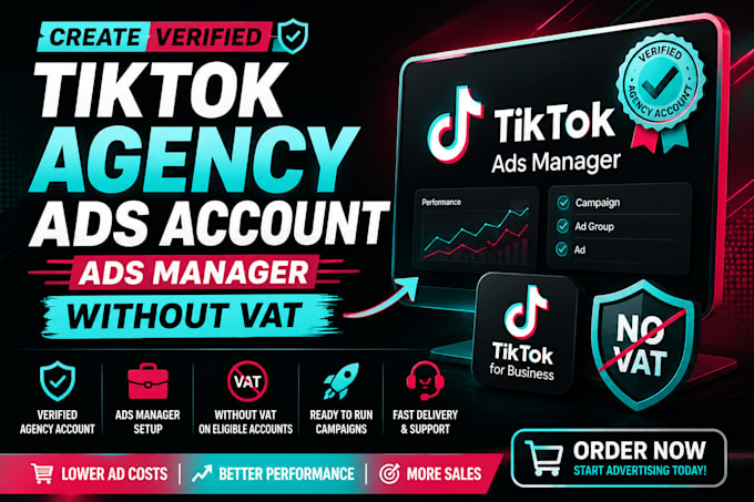 create tiktok agency ad account, tik tok ads manager