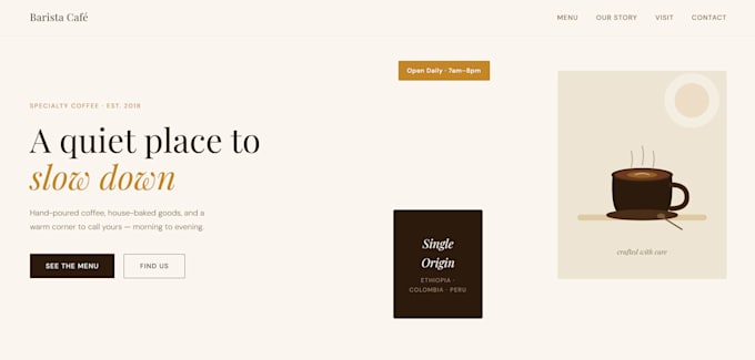 make a website for your brand