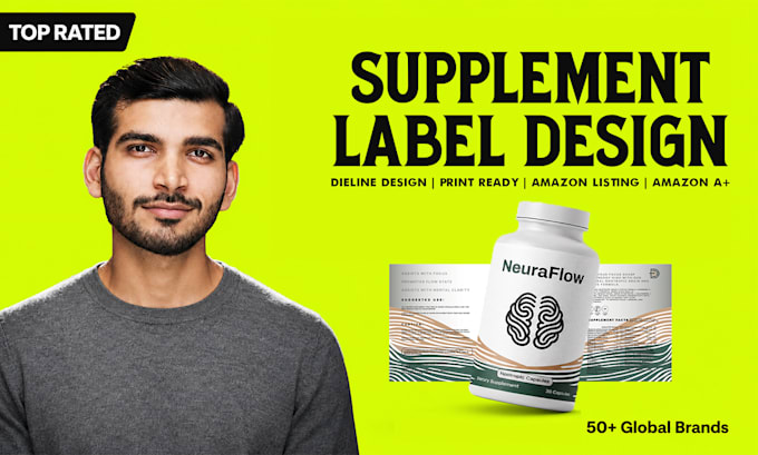 do conversion focused supplement label design