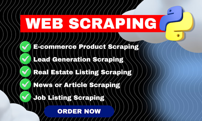 do web scraping and data extraction from any website