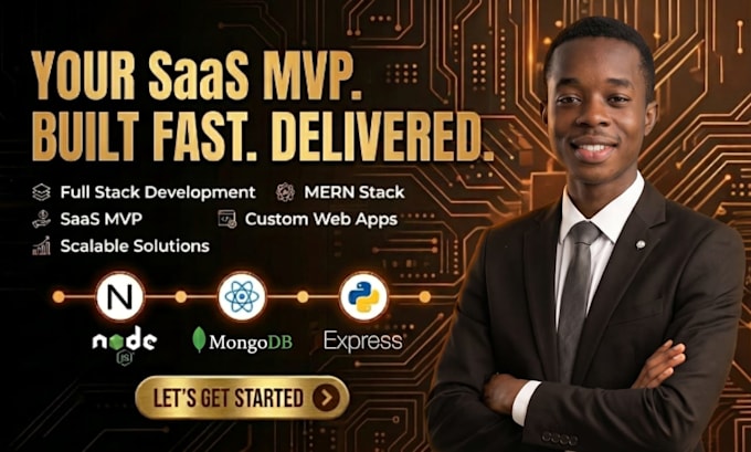 build mern stack full stack web app development saas mvp