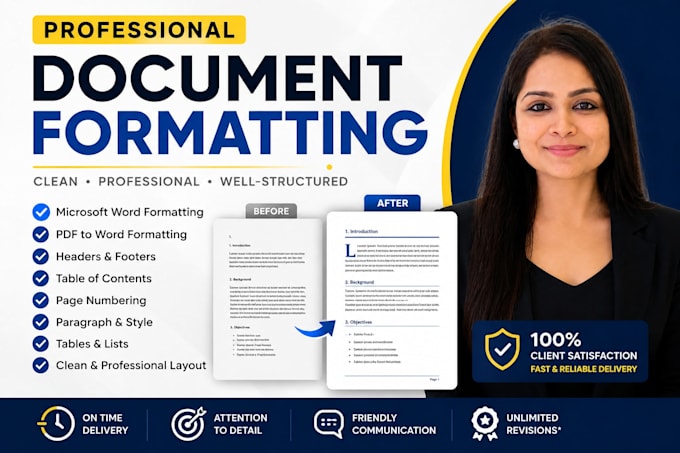 format your PDF or word document into a professional layout