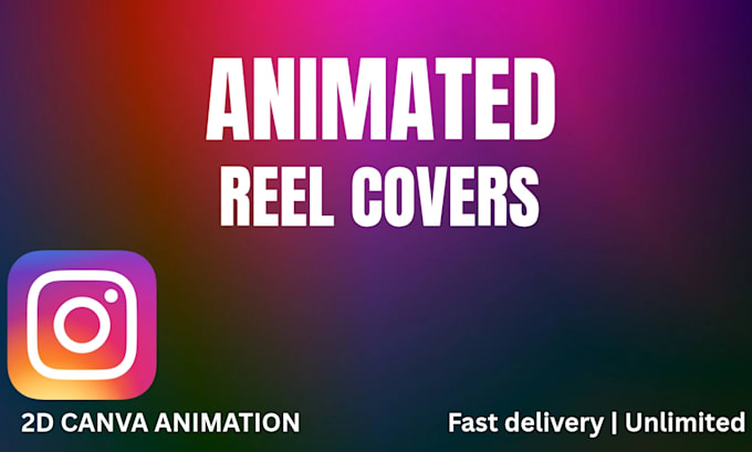 design animated reel cover with trending canva effects