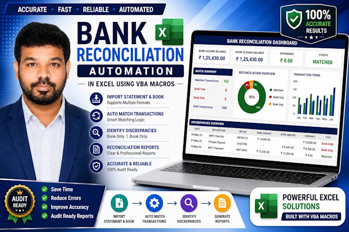 automate bank reconciliation in excel using vba macros