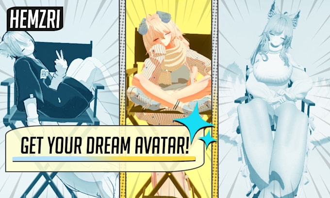 customize and upload your booth vrchat avatar