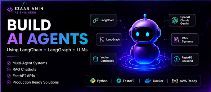 develop ai agents with langchain, langgraph and python