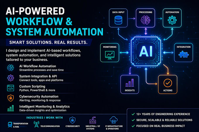 do ai based workflow and system automation