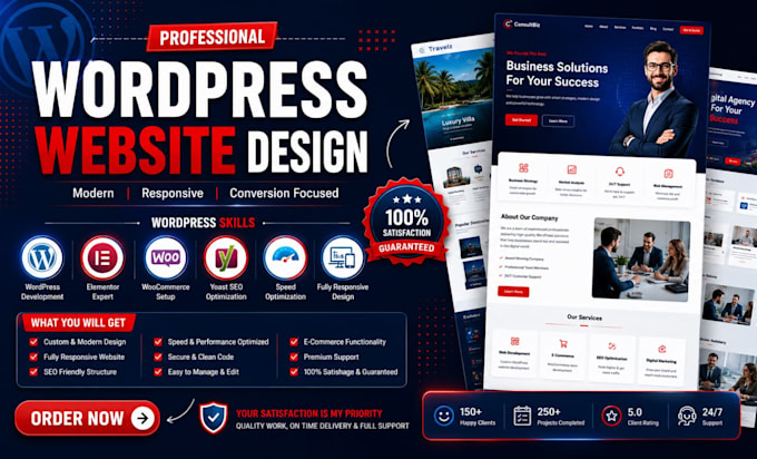 create professional wordpress e commerce website