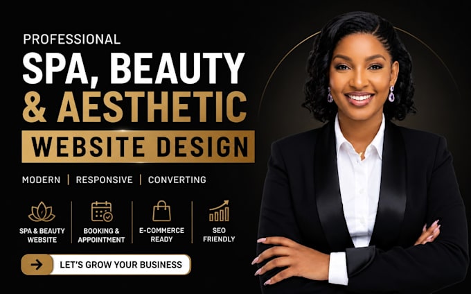 design med spa website, beauty website, skincare website and aesthetic clinic