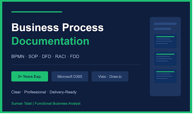 create business process documentation and bpmn