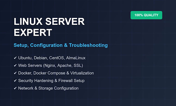 set up, configure, and troubleshoot your linux server