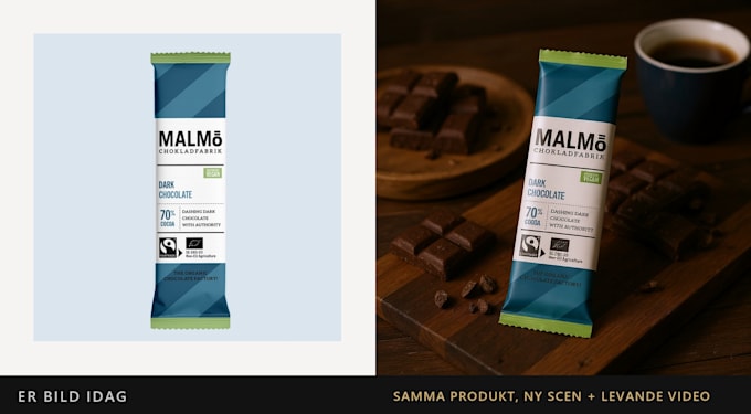 create a cinematic product video or living cinemagraph