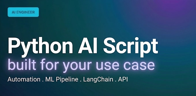 build a custom python ai script automation tool