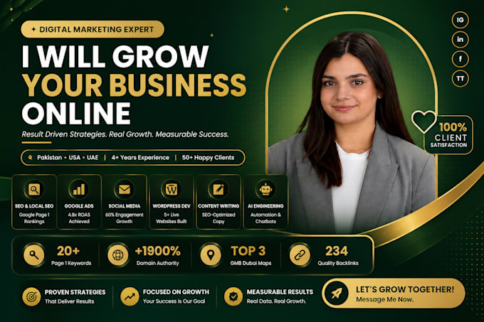 seo expert social media marketing and wordpress development