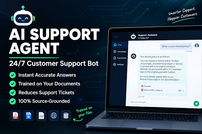 build an ai support agent to reduce your customer support tickets