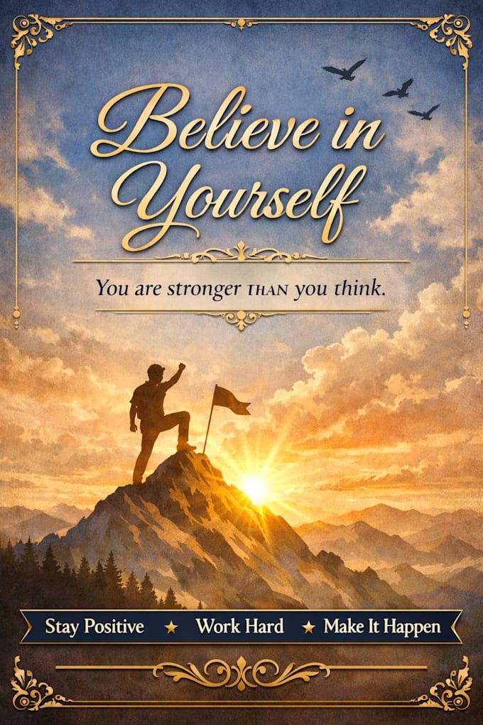 design elegant study planners and motivational posters