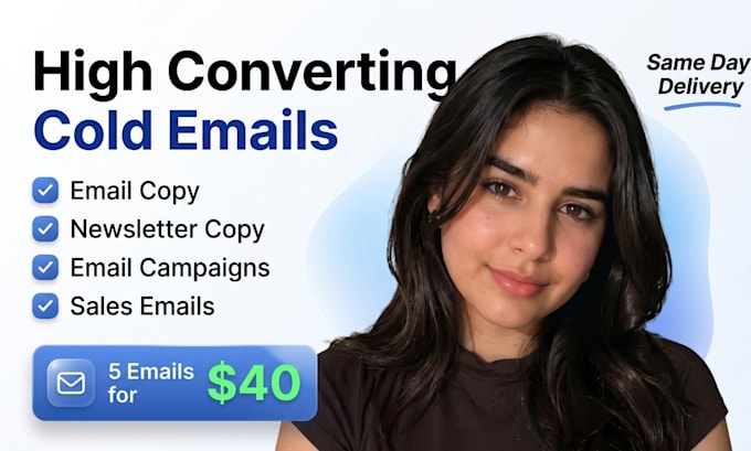 write cold email sequence that converts to sales