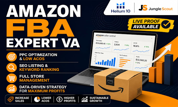 be your expert amazon VA for fba store management and PPC