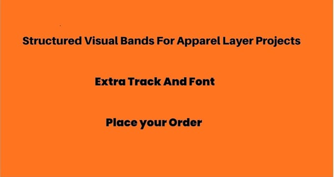 do structured visual bands for layer projects